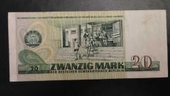 1975 YILI DOĞU ALMANYA 20 MARK  RESİMDE GÖRÜLDÜĞÜ GİBİ