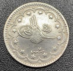 1327/7 Gümüş 5 Kuruş ÇA-