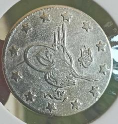 II Abdülhamid 1293/17  2 Kuruş Gümüş
