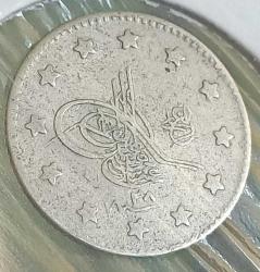 II Abdülhamid 1293/28 1 Kuruş Gümüş