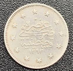 1293/28 Gümüş 2 Kuruş ÇA-