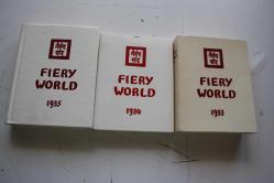 LOT.20 » Fiery World I-II-III SERİ SEKLİNDE TAKIM 3 ADET    (ANTİK ODA PLAK KUTUSU