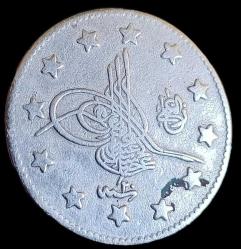 II Abdülhamid 1293/20 2 Kuruş Gümüş