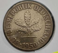 ALMANYA 10 PFENING 1950 G