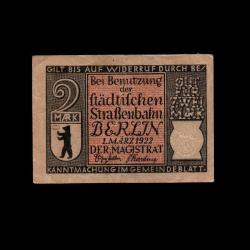 ALMANYA (1922-Notgeld) - 2 Mark (ÇT 7,0/10)