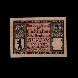 ALMANYA (1922-Notgeld) - 2 Mark (ÇT 7,0/10)