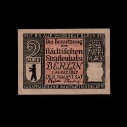 ALMANYA (1922-Notgeld) - 2 Mark (ÇA 9,0/10)