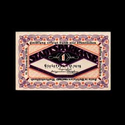 ALMANYA (1918-Notgeld) - 1 Mark (ÇİL 10/10)