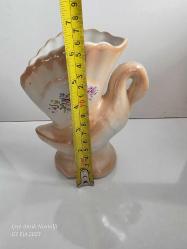 KUĞU FORMUNDA PORSELEN VAZO 16 cm