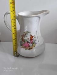 Antika Seramik Sütlük büyük boy 18 cm