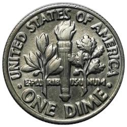 ABD 1981 Yılı 10 Cent (Roosevelt Dime) ÇİLALTI