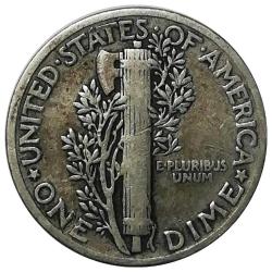 ABD 1942 Yılı 10 Cent (Mercury Dime) Gümüş ÇÇT