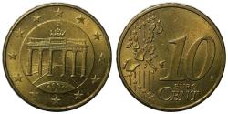 Almanya 2002 Yılı 10 Cent (Euro Cent) ÇİL