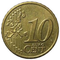 İrlanda 2003 Yılı 10 Cent (Euro Cent) ÇİL