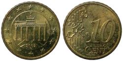 Almanya 2002 Yılı 10 Cent (Euro Cent) ÇİL