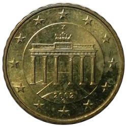 Almanya 2002 Yılı 10 Cent (Euro Cent) ÇİL