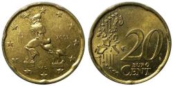 İtalya 2002 Yılı 20 Cent (Euro Cent) ÇİL
