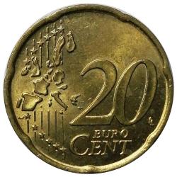 İtalya 2002 Yılı 20 Cent (Euro Cent) ÇİL