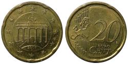 Almanya 2007 Yılı 20 Cent (Euro Cent) ÇİL