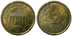 Almanya 2013 Yılı 20 Cent (Euro Cent) ÇİL
