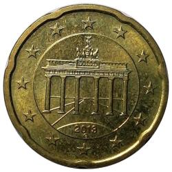 Almanya 2013 Yılı 20 Cent (Euro Cent) ÇİL