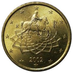 İtalya 2002 Yılı 50 Cent (Euro Cent) ÇİL