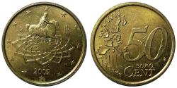 İtalya 2002 Yılı 50 Cent (Euro Cent) ÇİL