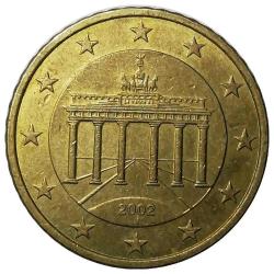 Almanya 2002 Yılı 50 Cent (Euro Cent) ÇİL
