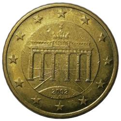 Almanya 2002 Yılı 50 Cent (Euro Cent) ÇİL