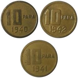 1940-41-42 Yılı 10 Para ÇÇT