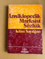 Ansiklopedik Marksist Sözlük (imzalı)