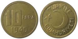 1940 Yılı 10 Para ÇİL (-)