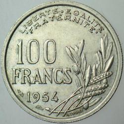 FRANSA 100 FRANK 1954.