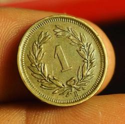 1938 İSVİÇRE 1 RAPPEN