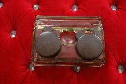 Vintage Cam & Metal Mürekkep Hokkası – Koleksiyonluk