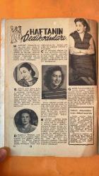 RADYONUN SESİ DERGİSİ  20 HAZİRAN 1953 - SAYI: 17  - GAVSİ OZANSOY - EDİP AKIN - VECDİ BENDERLİ - DOĞAN CAN - BAH KAYSERİLİOĞLU - SADETTİN IŞIK - MESUT CEMİL - SAFİYE AYLA - MÜNİR NURETTİN - BEHCET KEMAL ÇAĞLAR - REFİ CEVAT ULUNAY - BEDİ FAİK - REŞAT EKREM KOÇ - HAMDİ VAROĞLU - ORHAN KEMAL - ZEKİ MÜREN - FARUK YENER - RIDVAN TEZEL - ADLI MORAN - MUVAKKER EKREM TALU - SABİT KARAMANİ - TARIK GÜRCAN - CAVİT GÖNCER - ÖZCAN AYYILDIZ - İHSAN HINCER - İLKER ATKAY - EROL BADI - NACI BOR - MEHMET GÜLERGÜN - MEHMET TEKDAL - OSMAN FİLİZ - LÜTFİ EKİCİGİL - İSMET GÜMÜŞDERE - HİKMET PERİHAN - DEMİRHAN ALTUĞ - İNCİ VARNALI - MESUT CEMİL - CEMAL REŞİT REY - PERTEV SUNGUR - BAKİ SÜHA EDİBOĞLU - AFİFE EDİBOĞLU - CAN AKŞİT - SELÇUK KASKAN - MEHMET AKTER - ALEKSANDR ZANBOĞLU - TOMRİS YAZICI - MİNE COŞKUN - DAISY - AYTEN ARIKAN - NİGAR ULUERER - NANA - ERDEM KARDEŞLER - ALAADDİN YAVAŞÇA - İBRAHİM SOLMAZ - MUALLA MUK - ESREF EKİCİGİL - RECEP EKİCİGİL - NİYAZİ AHMET BANOĞLU - HİKMET MÜNİR -  36 SAYFA