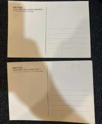Eski Foça evleri 2 adet kartpostal