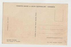 TÜRKİYE DEMİR VE ÇELİK İŞLETMELERİ KARABÜK YENİŞEHİR SİNEMASI GÖRSELLİ NADİR KARTPOSTAL