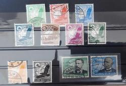Almanya 1934 Reich Graff von Zeppelin damgalı tam seri katalog 100 USD