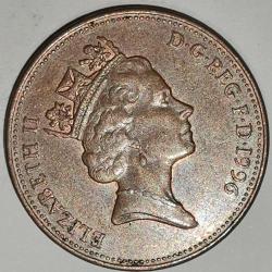 İNGİLTERE 1996  2  PENCE