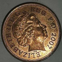 İNGİLTERE  2007    2  PENCE