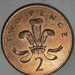 İNGİLTERE  2007    2  PENCE