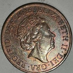 İNGİLTERE  2016     2  PENCE