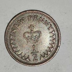 İNGİLTERE   1975   1/2  PENNY