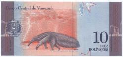 Venezuela 2018 Yılı 10 Bolivar ÇİL