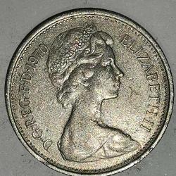 İNGİLTERE   1970   5 PENCE
