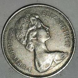 İNGİLTERE   1969     5 PENCE