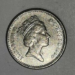 İNGİLTERE   1990     5 PENCE