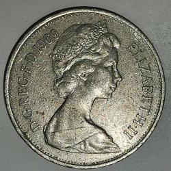 İNGİLTERE   1969     10  PENCE