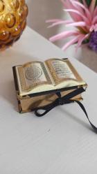 Kur-an'ı kerim temalı mini kutu & 9 x 6.5 x 3 cm
